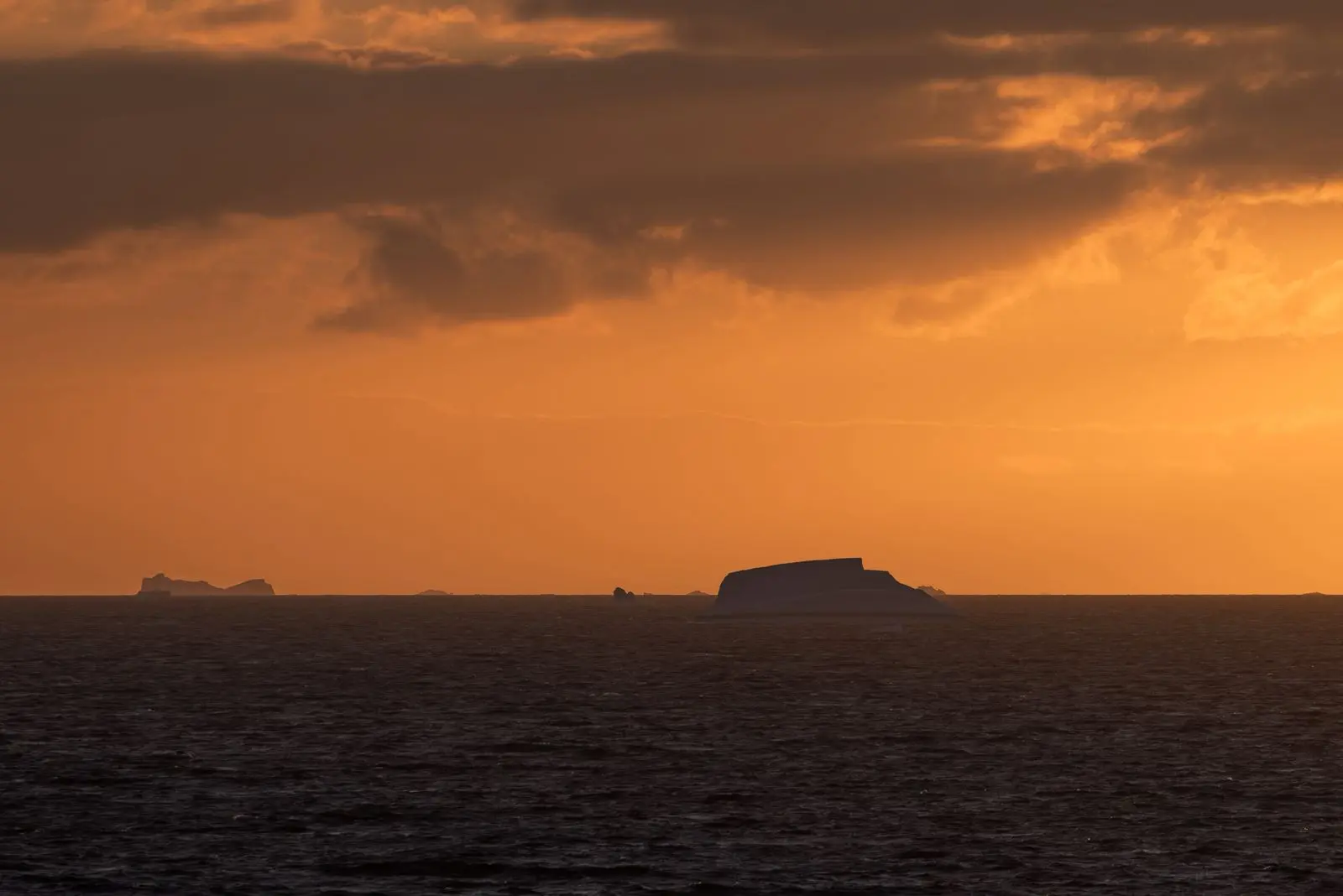 Polar sunset